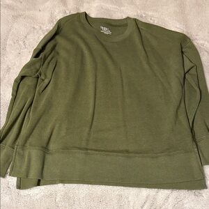 Time & Tru Olive Green Sweater